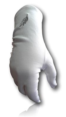 Gants Blancs Lycra Acacia Argenté