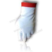 Gants Blancs Bords Rouges CBCS