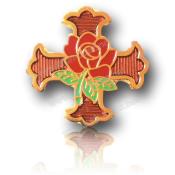 Pin's Maçonnique Chevalier Rose Croix 