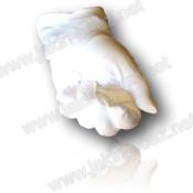 Gants Blancs Équerre Compas "G" Dorés