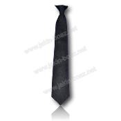 Cravate Noire Imprimée Équerre Compas Maçonnique de Sécurité