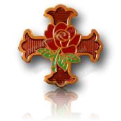 Pin's Maçonnique Chevalier Rose Croix 