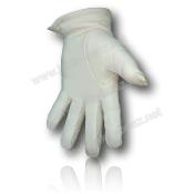 Gants Blancs 3 Griffes Cuir Véritable