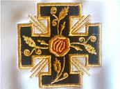 Tablier Rose Croix 18em REAA CUIR