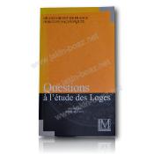 Livre Maçonnique Questions à l'Etude des Loges 2014-2015