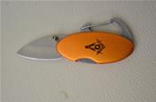 mini couteau porte clef orange