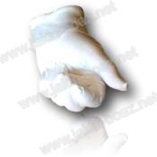 Gants Blancs 3 griffes Équerre Compas Dorés