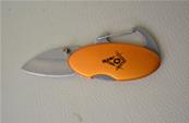mini couteau porte clef orange