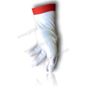 Gants Blancs Bords Rouges CBCS